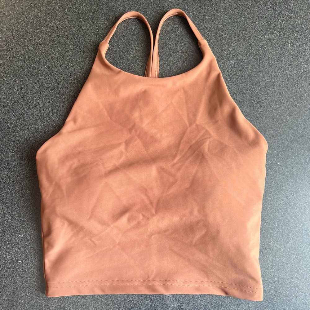 BROWN ULTRA SOFT SPORTS BRA/ TOP